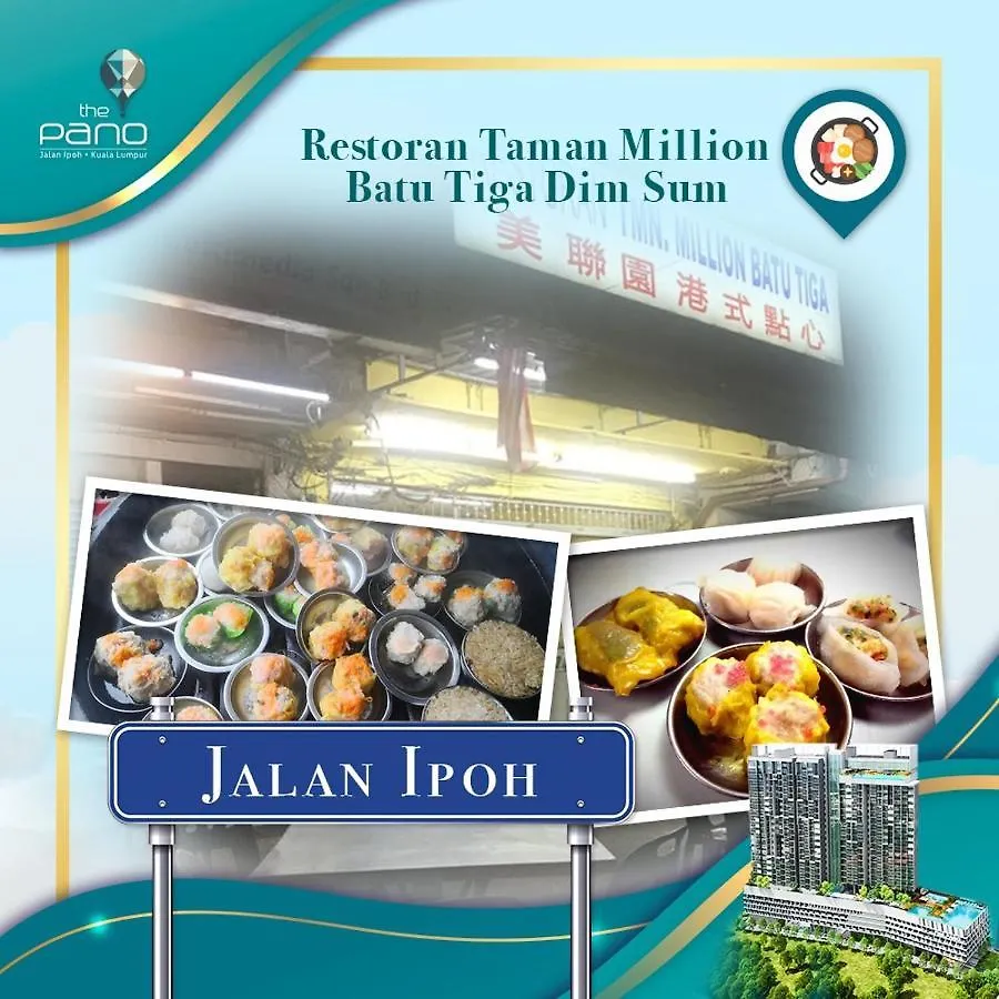 Appartamento The Pano Jalan Ipoh Kl By Rverse Suite Kuala Lumpur Malesia